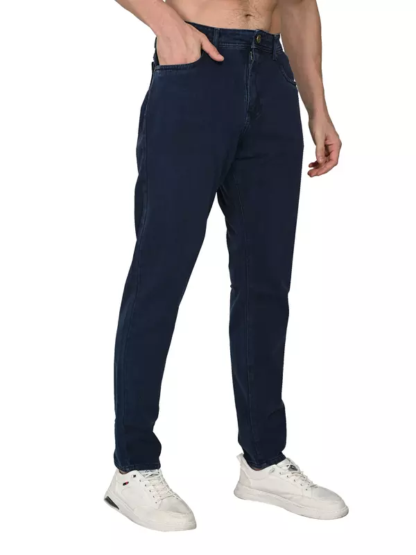 Raw Edge Twill Jean Deep Navy