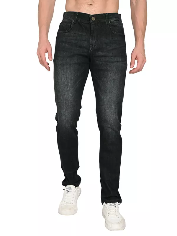 Slim Tapered Jean Coal Black