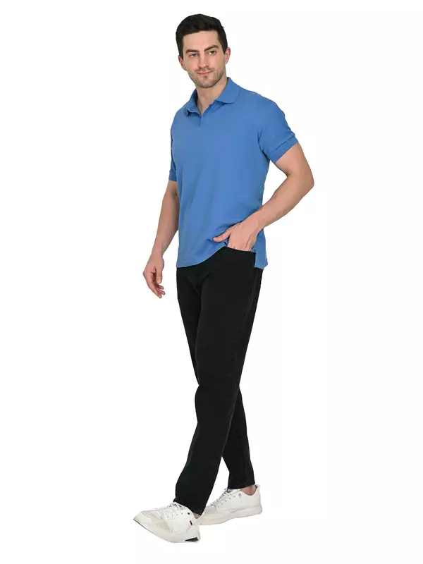 Raw Edge Twill Jean Black Core