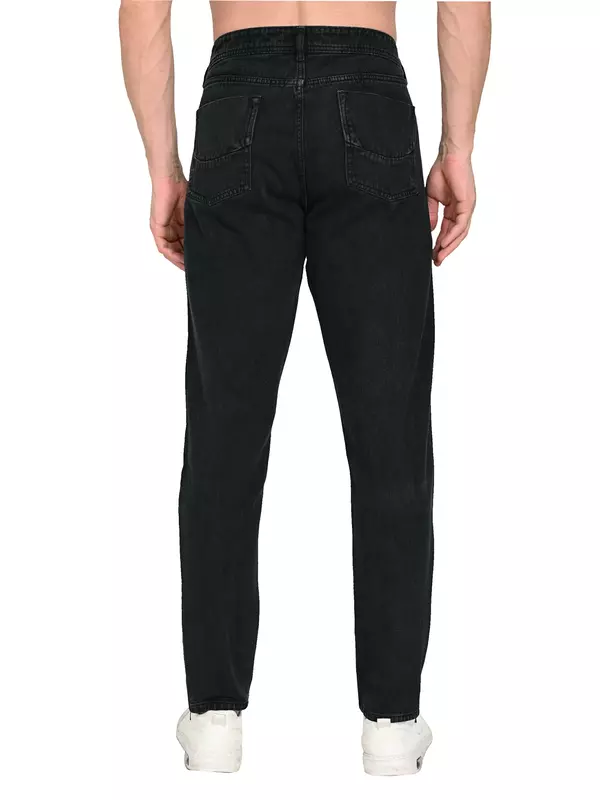 Raw Edge Twill Jean Black Core