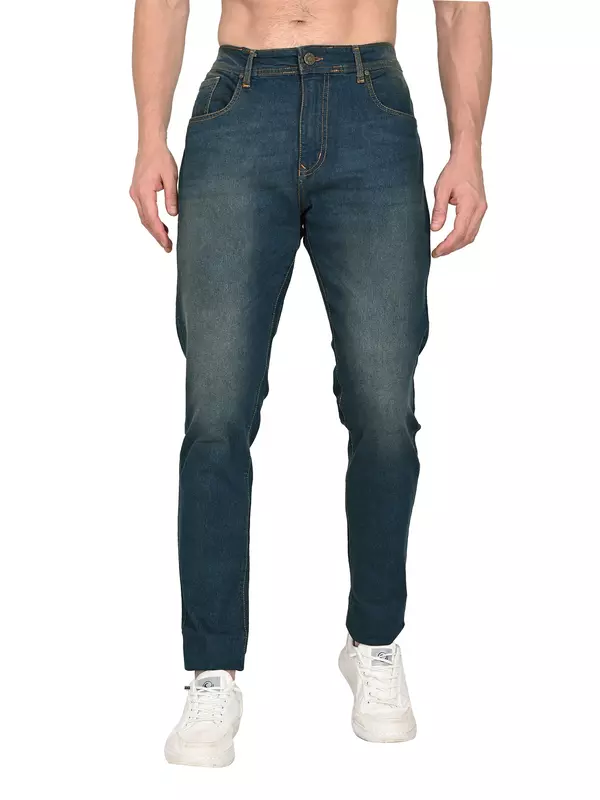 Slim Tapered Jean Olive Indigo