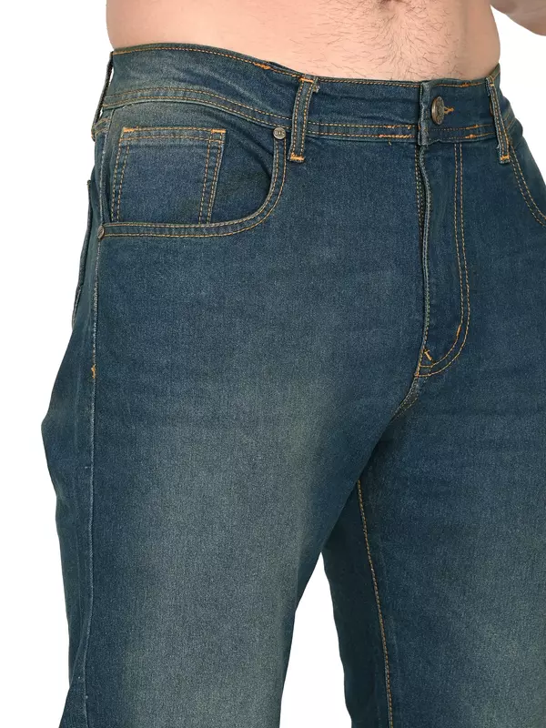 Slim Tapered Jean Olive Indigo