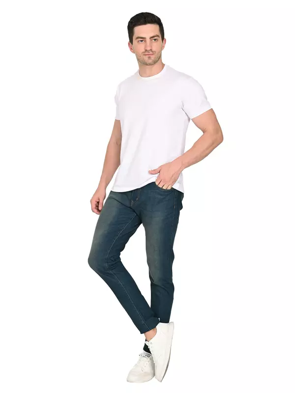 Slim Tapered Jean Olive Indigo