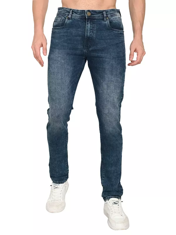 Slim Tapered Jean Sky Navy