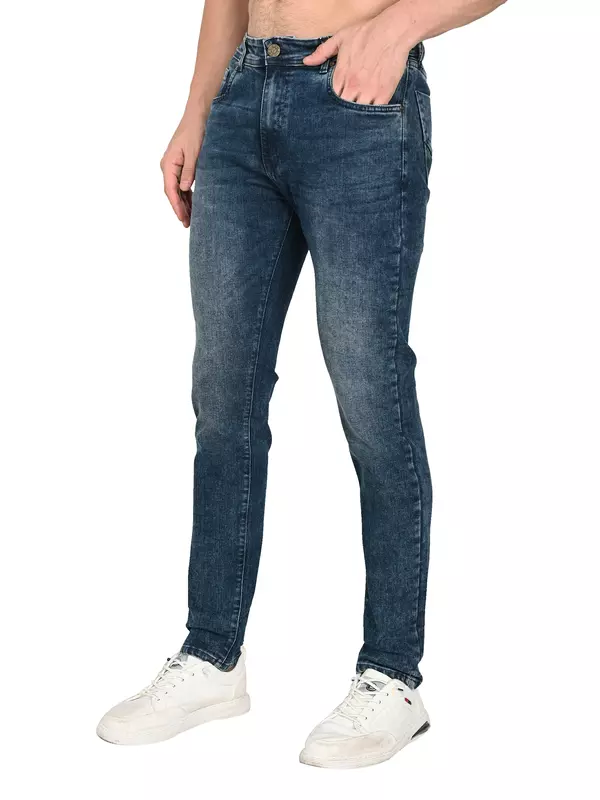 Slim Tapered Jean Sky Navy