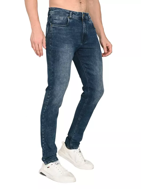 Slim Tapered Jean Sky Navy