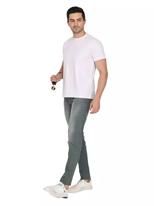 Slim Tapered Jean Stone Gray