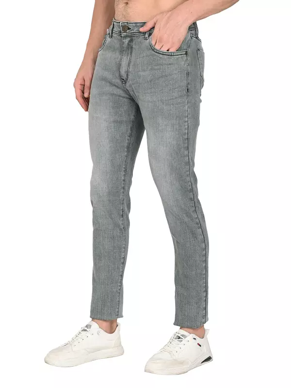 Slim Tapered Jean Smoke Gray