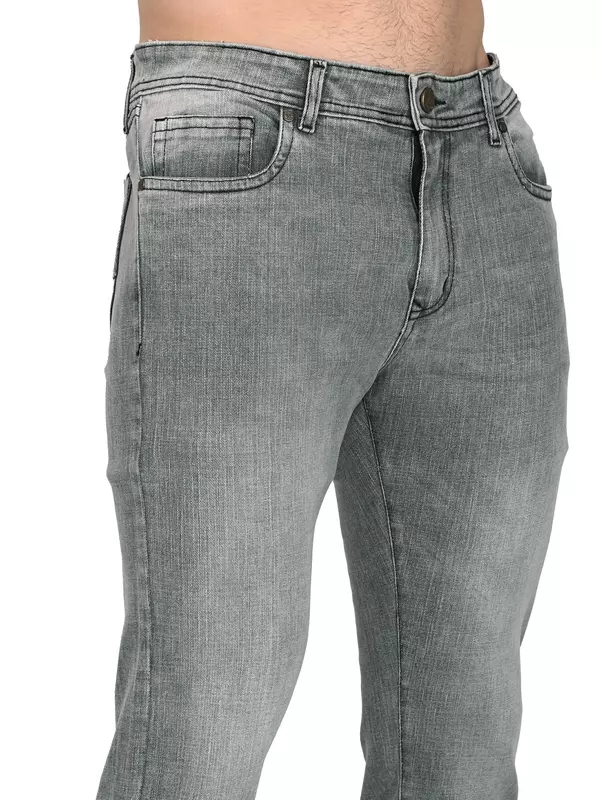 Slim Tapered Jean Smoke Gray