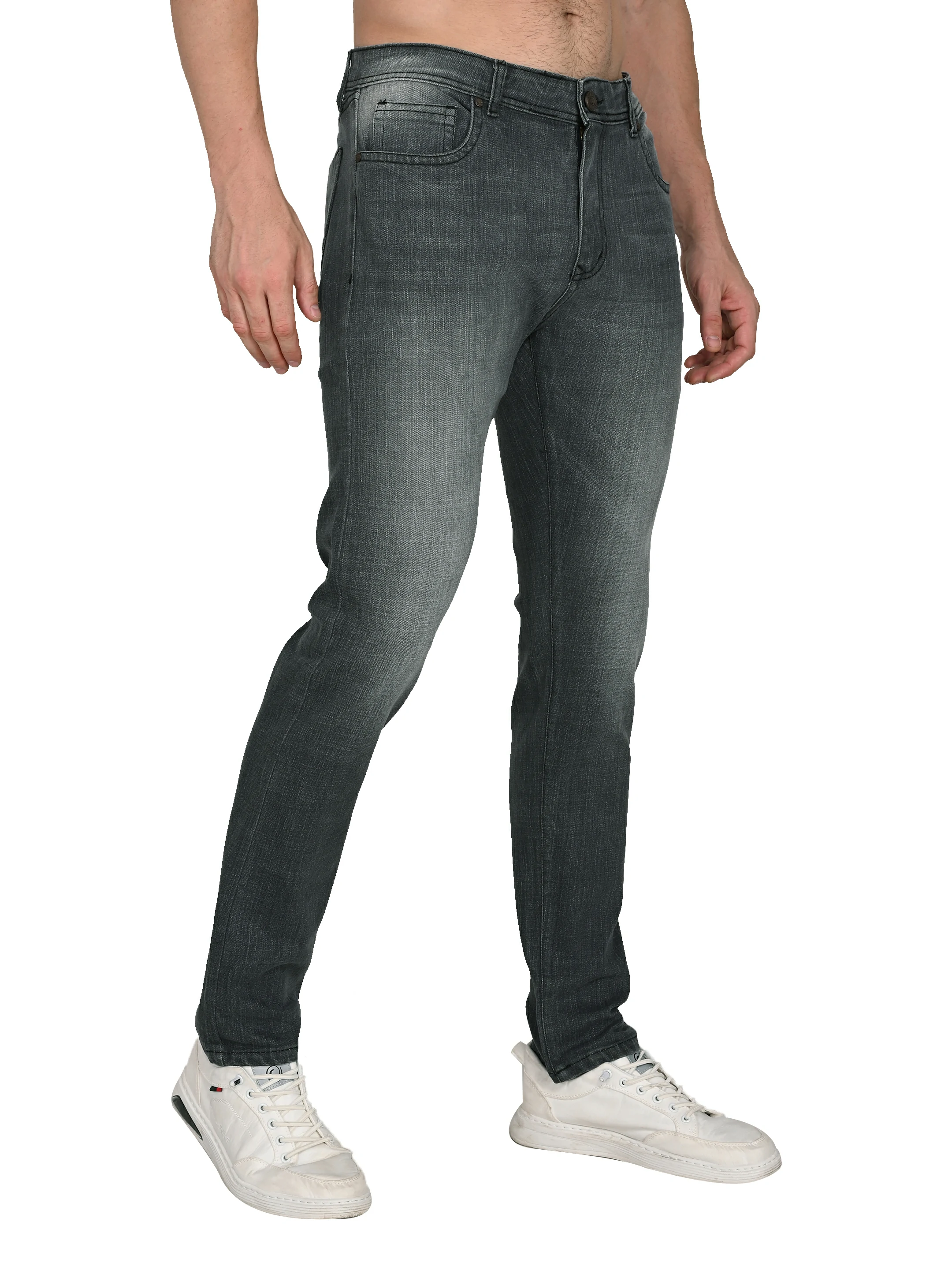 Slim Tapered Jean Stone Gray