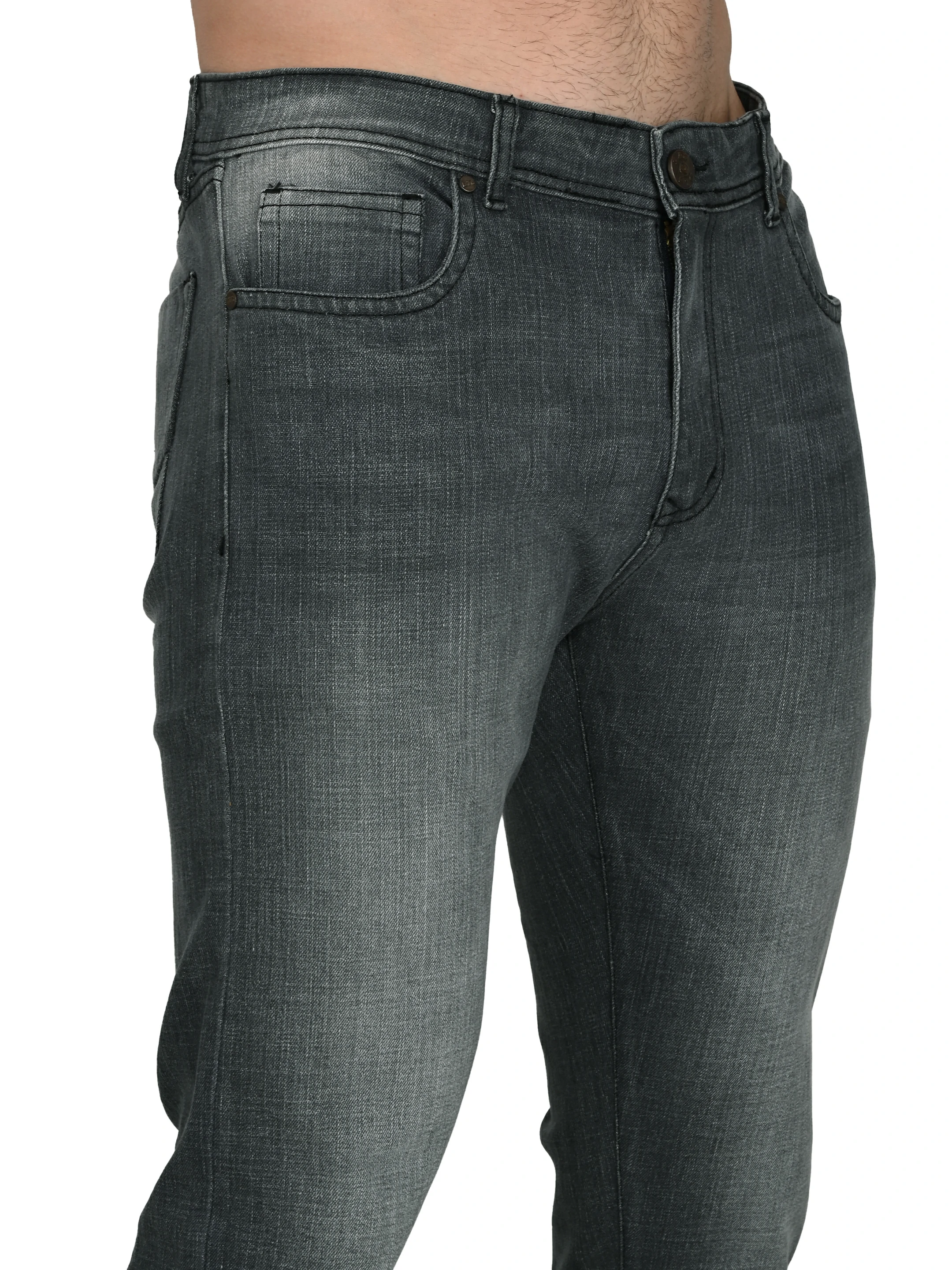 Slim Tapered Jean Stone Gray