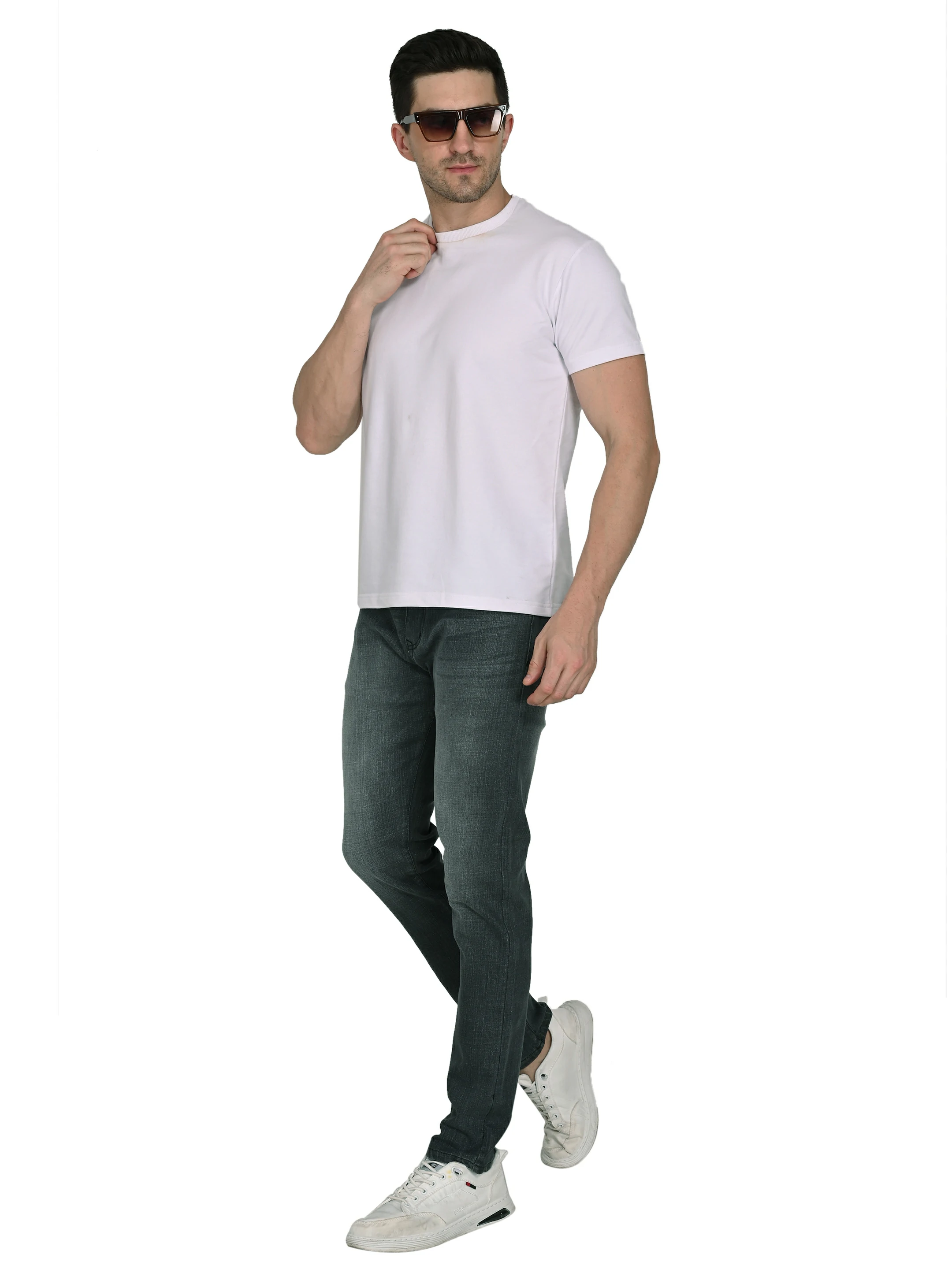 Slim Tapered Jean Stone Gray