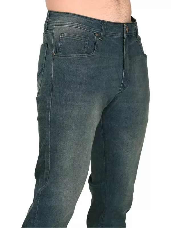 Slim Tapered Jean Olive Navy