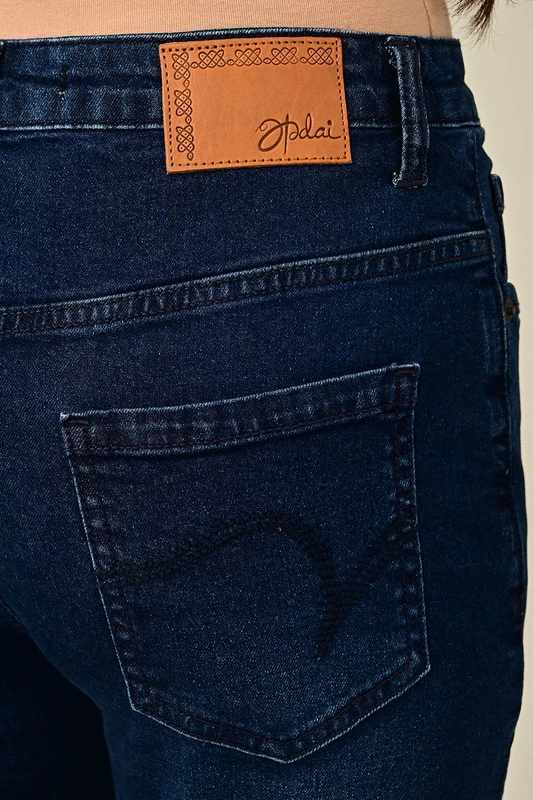 Women's Slim Fit Denim with Raw Edge Hem