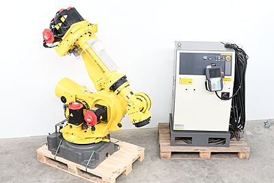 FANUC R-2000iB/210F, A05B-1329-B205, Robot with Control cabinet and Panel, YoM2008