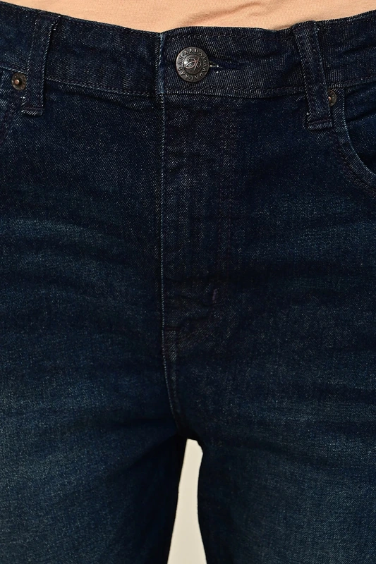 Women's Slim Fit Denim with Raw Edge Hem