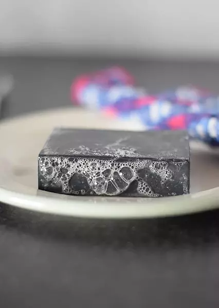 charcoal goat milk soap