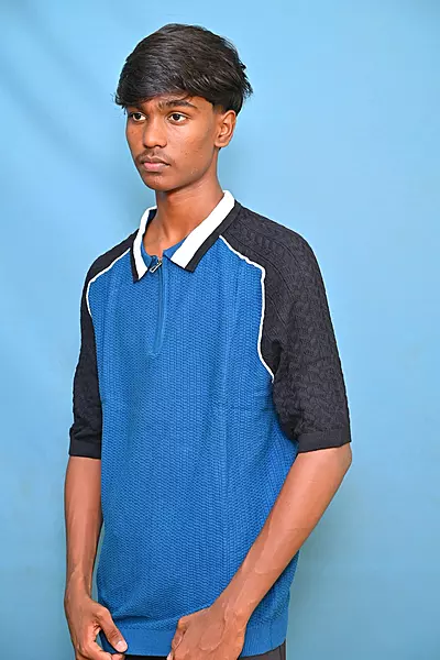 FULL SLEEVE BLACK WITH BLUE