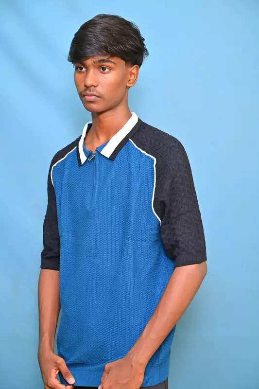 FULL SLEEVE BLACK WITH BLUE