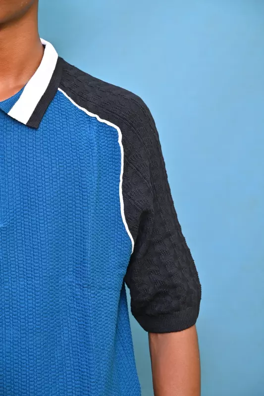 FULL SLEEVE BLACK WITH BLUE