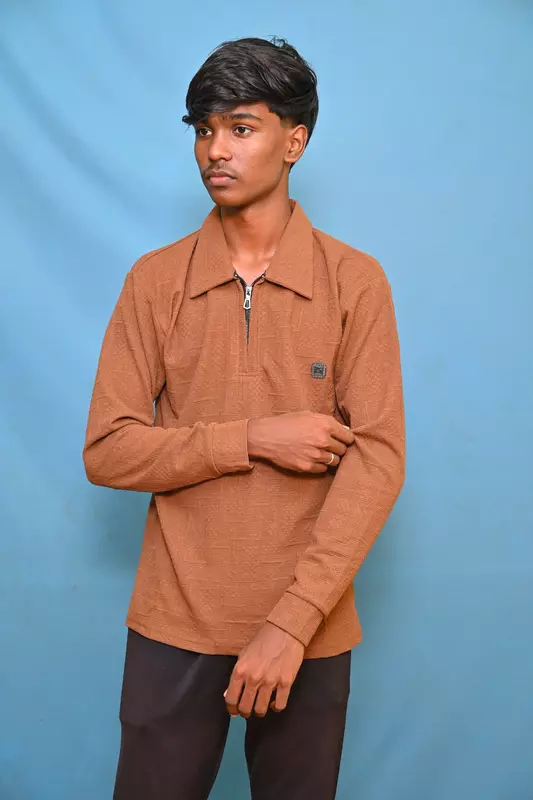 FULL SLEEVE TSHIRT BROWN
