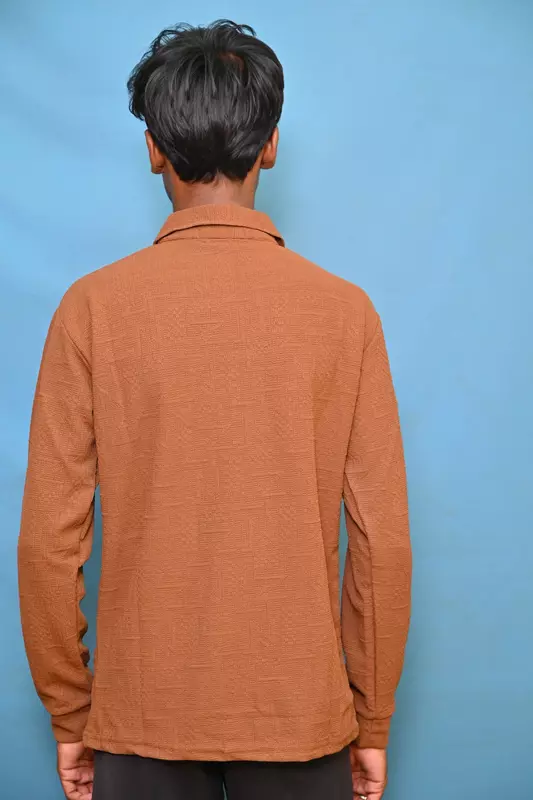 FULL SLEEVE TSHIRT BROWN