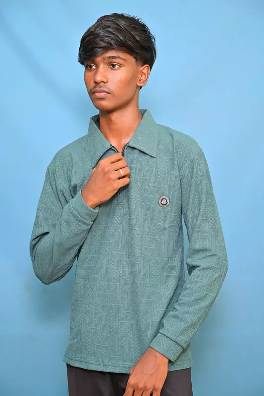 FULL SLEEVE TSHIRT GREEN