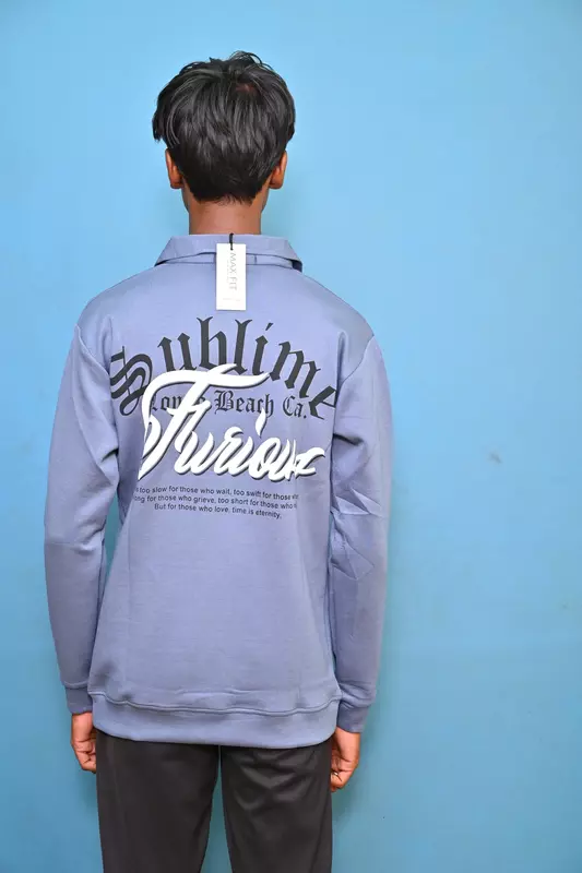 FULL SLEEVE TSHIRT LIGHT BLUE