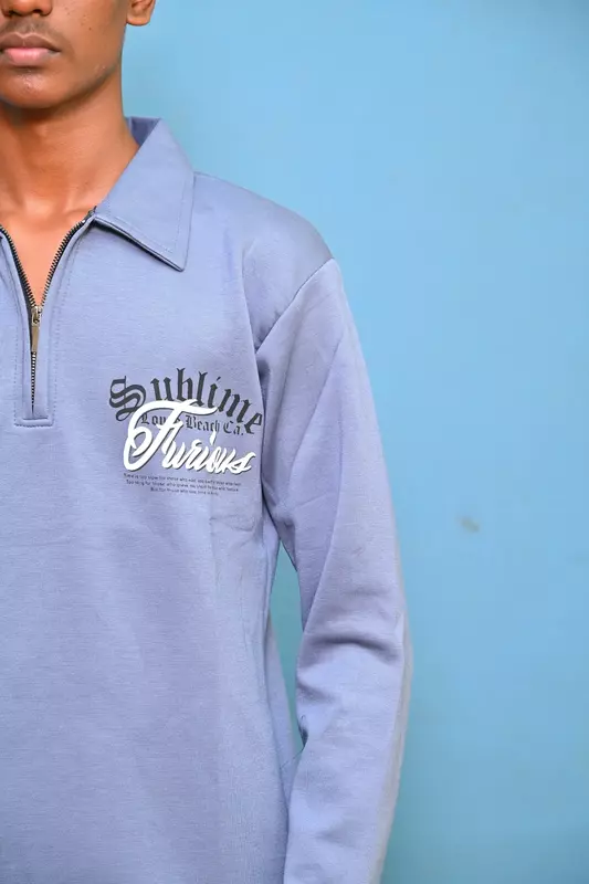 FULL SLEEVE TSHIRT LIGHT BLUE