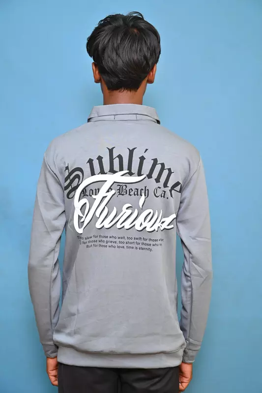 FULL SLEEVE TSHIRT ASH