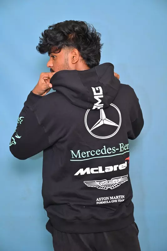 PREMIUM COTTON HOODIE BLACK