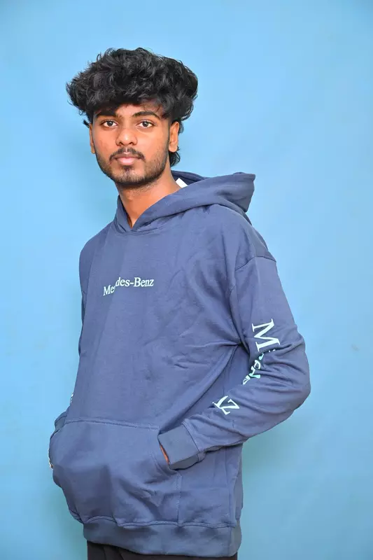 PREMIUM COTTON HOODIE DUSTY BLUE