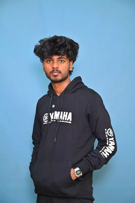 PREMIUM COTTON HOODIE PRINTED BLACK
