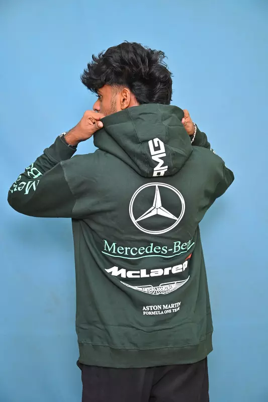 PREMIUM COTTON HOODIE FOREST GREEN