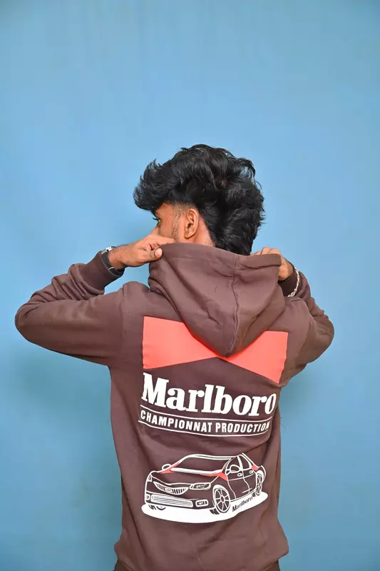 PREMIUM COTTON HOODIE BROWN
