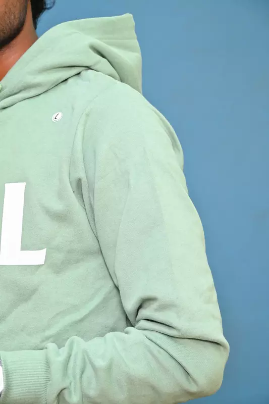 PREMIUM COTTON HOODIE PASTEL GREEN