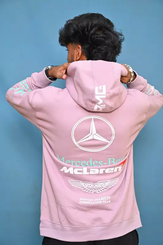 PREMIUM COTTON HOODIE LIGHT PINK