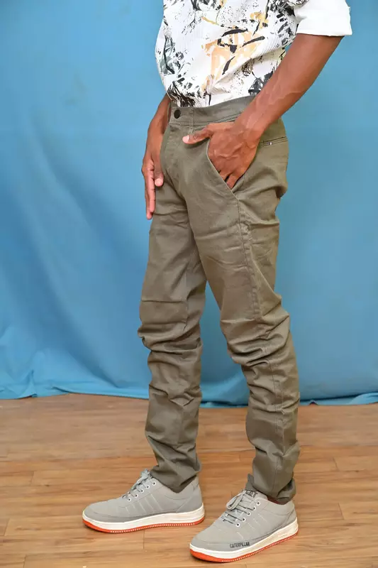 PREMIUM COTTON PANT OLIVE GREEN