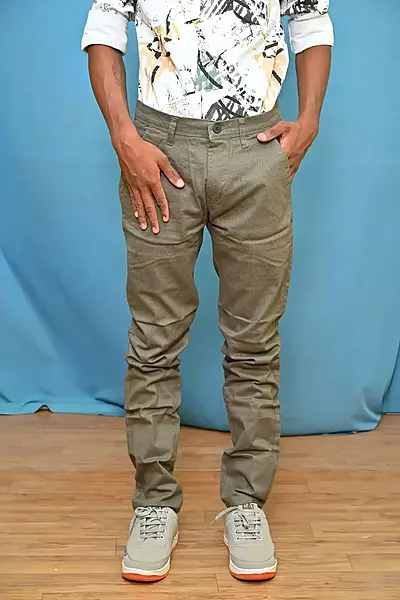 PREMIUM COTTON PANT OLIVE GREEN