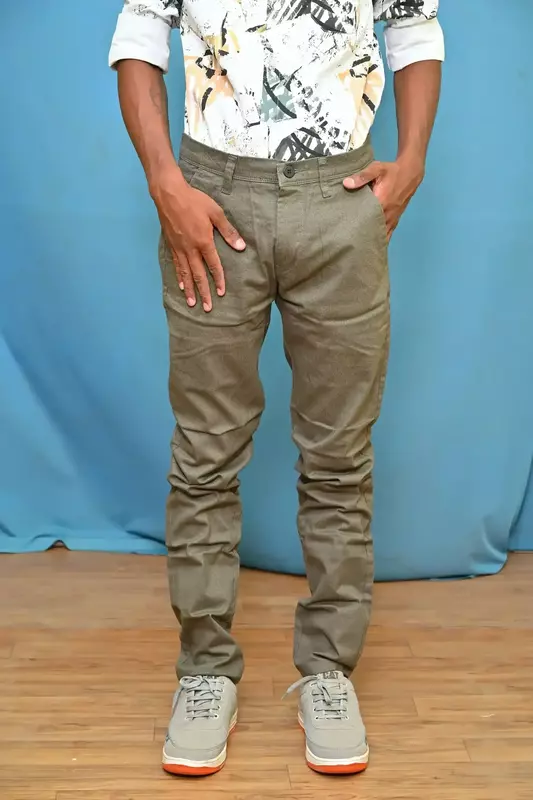 PREMIUM COTTON PANT OLIVE GREEN
