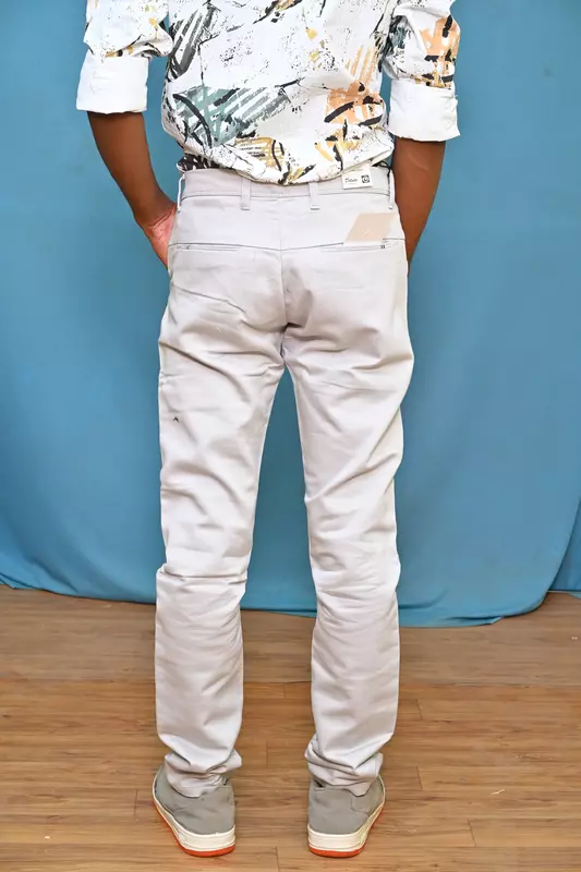 PRREMIUM COTTON PANT MILK WHITE