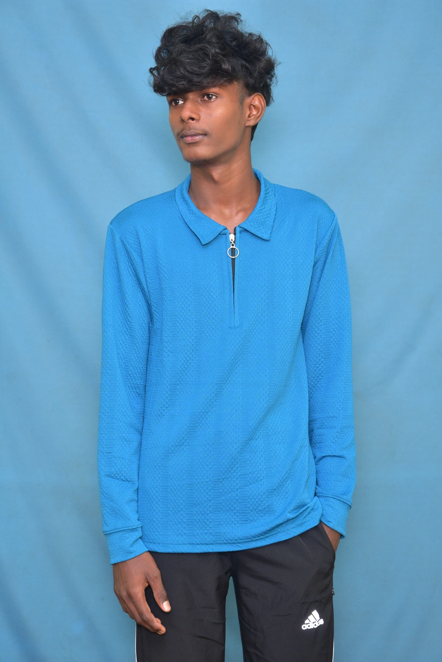 KOREAN ZIPPER TSHIRT1