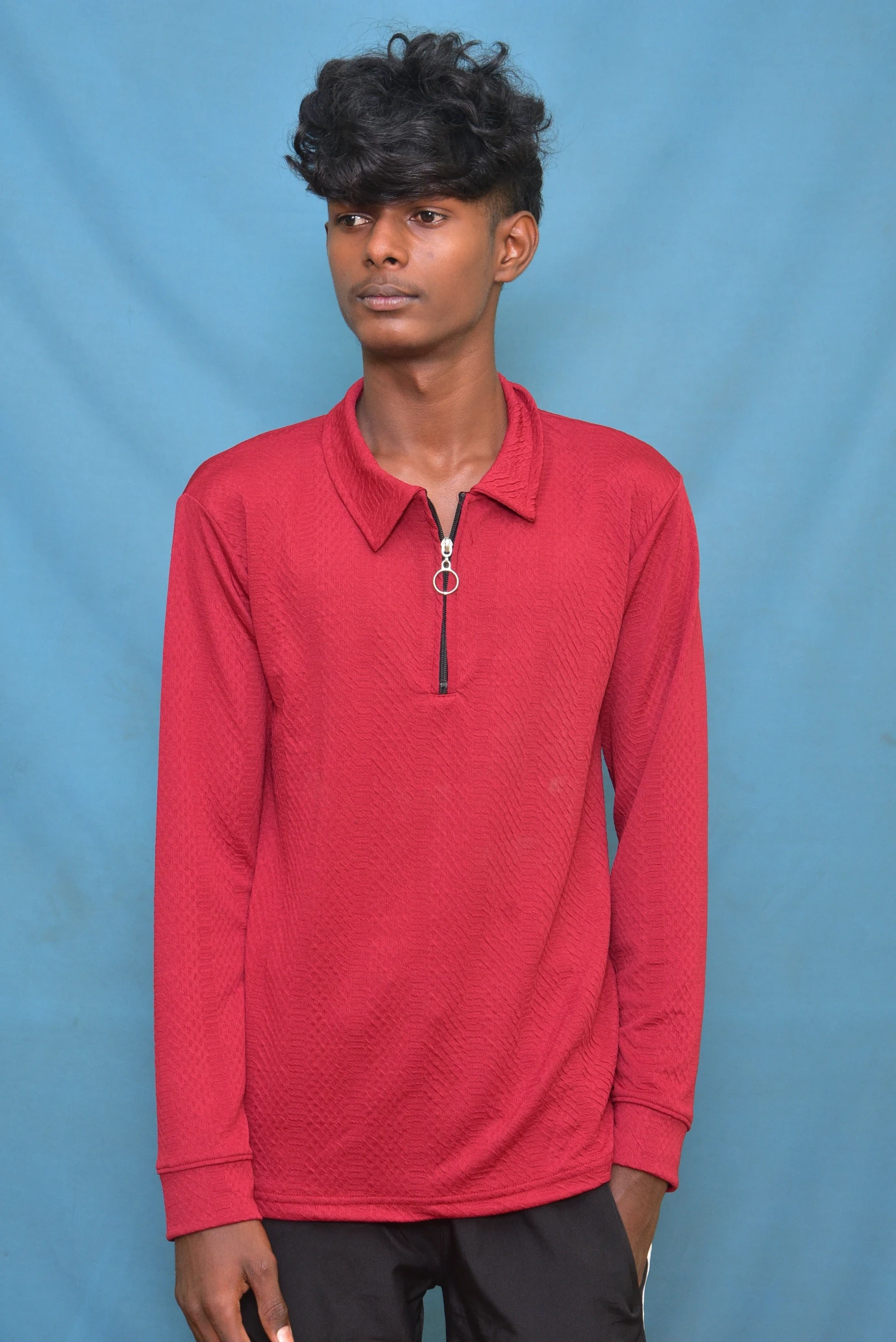 KOREAN ZIPPER TSHIRT4