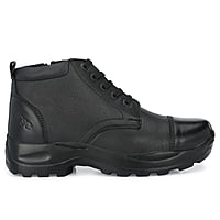 VPSC Pure Leather Ankle Police Boot With Zip Boots For Men (Model- Rockey)