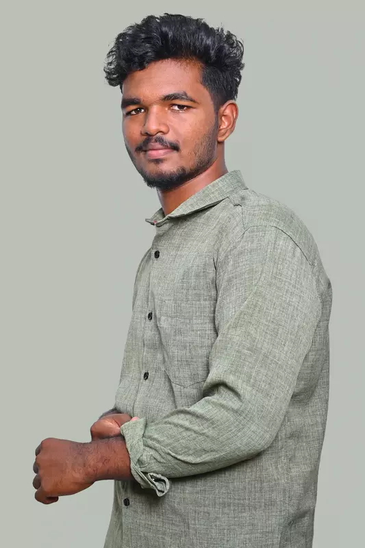 PLAIN SHIRT PISTHA GREEN