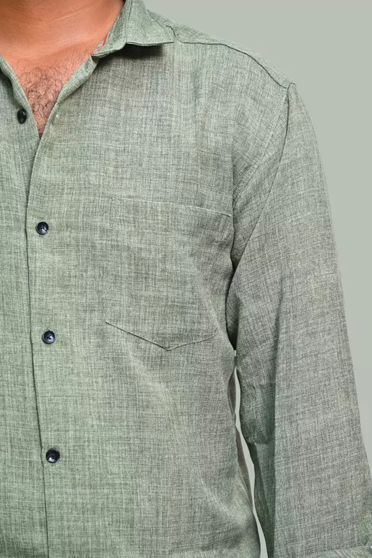 PLAIN SHIRT PISTHA GREEN