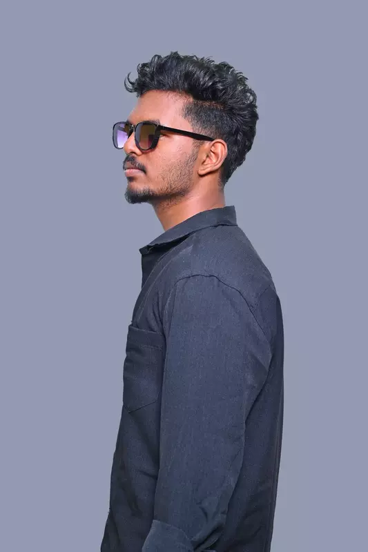 PLAIN SHIRT NAVY BLUE