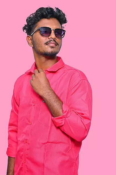 PLAIN SHIRT RED