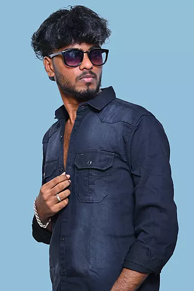 PREMIUM DENIM SHIRT BLACK