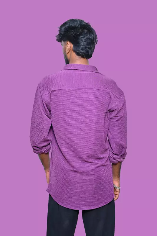 PLAIN SHIRT PURPLE